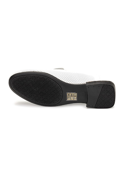 Kadın Hakiki Deri Günlük Klasik Loafer - Babet Ayakkabı Beyaz