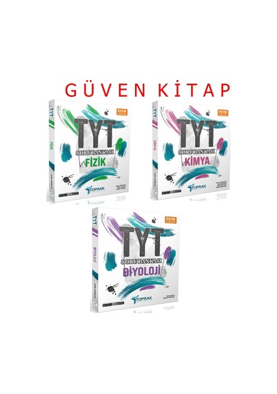 Toprak Yayınları Tyt Fizik Kimya Biyoloji Soru Bankası Seti