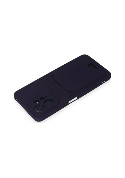 Newface - 805 - Xiaomi Redmi Note 12 4g Kılıf Kelvin Kartvizitli Silikon - - Edntrend - Derin Mor
