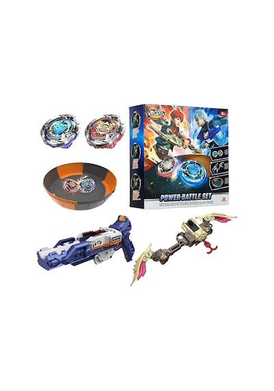Infınty Nado Power Battle Set Thunder Shadow Hunter Vs Fıery Blast Wheel Nado Arenalı Set