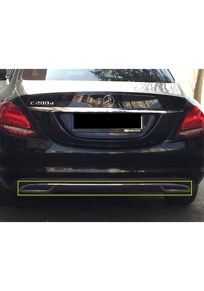 Mercedes W205 C Serisi Comfort 18-19 Arka Tampon Alt Çıta Difizör