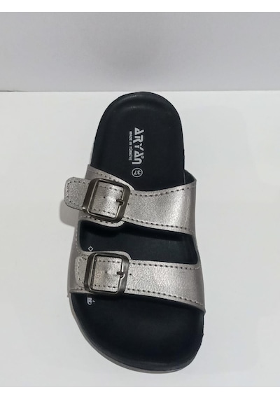 Aryan 77-956 Anatomic Gri Kadın Terlik Gri