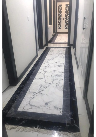 Yolluk Halı Kaymaz Tabanlı Yıkanabilir Yolluk 71 Çok Renkli
