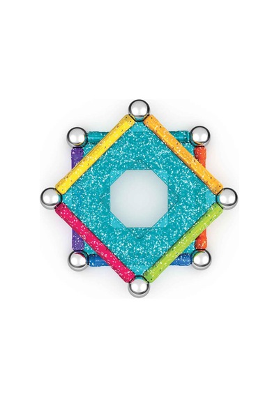 Geomag Glifters Işıltılar Seri Zeka Oyunu 22 Parça Manyetik Çubuklar Manyetik Çubuklar
