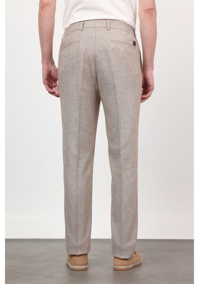 İmza Kahverengi Yan Cep Comfort Fit Pamuklu Chino Pantolon 1003260167