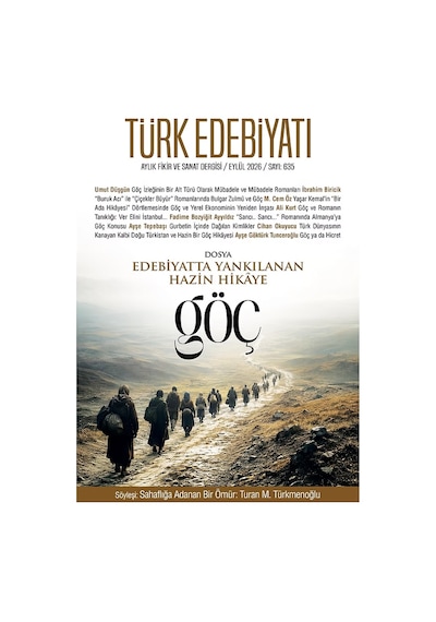 Türk Edebiyatı Dergi 635.sayı Eylül 2026