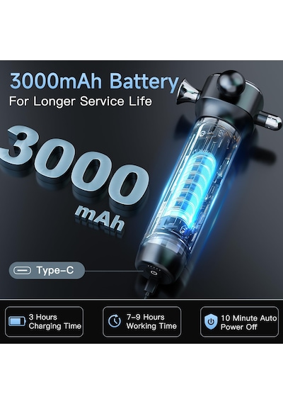 Sgakgu 8000 Rpm Masaj Tabancası, 5 Masaj Başlığı İle Yüksek Frekans