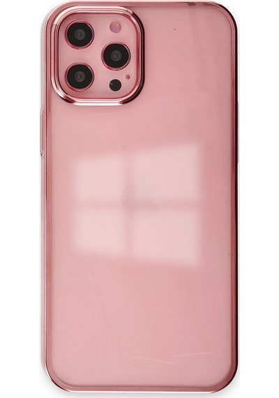 Newface - 723 - iPhone Uyumlu 12 Pro Max Kılıf Element Silikon - Csmo-tex - - Pembe