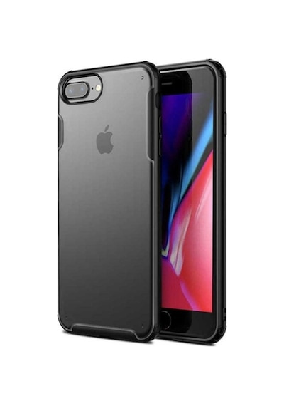 Apple Uyumlu iPhone 7 Plus Kılıf Zore Volks Kapak Siyah