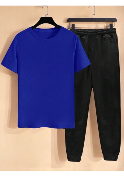 Uyguntarz Unisex Rare Breed Baskılı Eşofman Takımı Mavi
