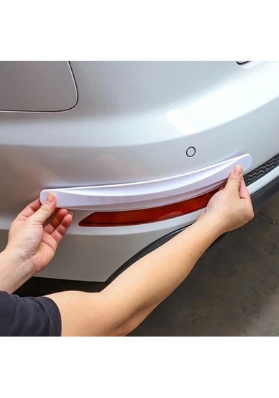 Araba Tampon Koruyucu Karbon Desenli Siyah Çok Renkli