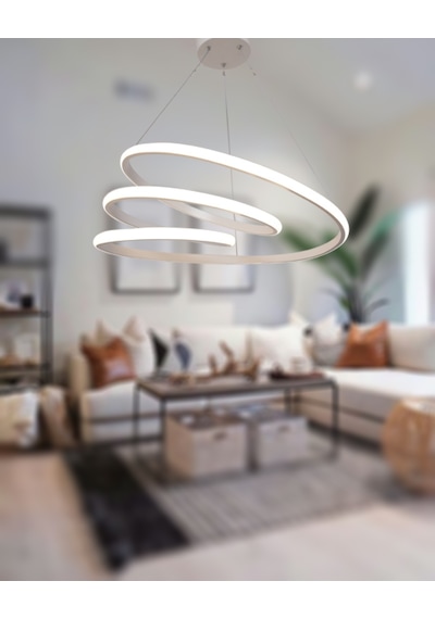 Tt301-by Tt Aydınlatma Yay Modeli Mat Beyaz Gün Işığı Led Avi Beyaz