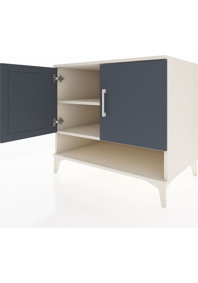 Kronos Şifonyer 2 Raflı 2 Kapaklı 88x59x80 Aytaşı-antrasit Aytaşı