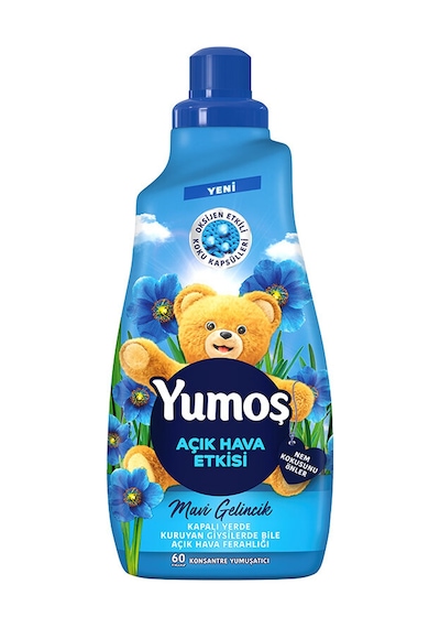 Yumoş Açık Hava Etkisi Mavi Gelincik 1440 Ml 60 Yıkama Diğer