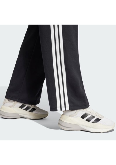 Adidas Essentials 3-stripes French Terry Açık Paça Kadın Eşofman Altı Jw7182 Siyah