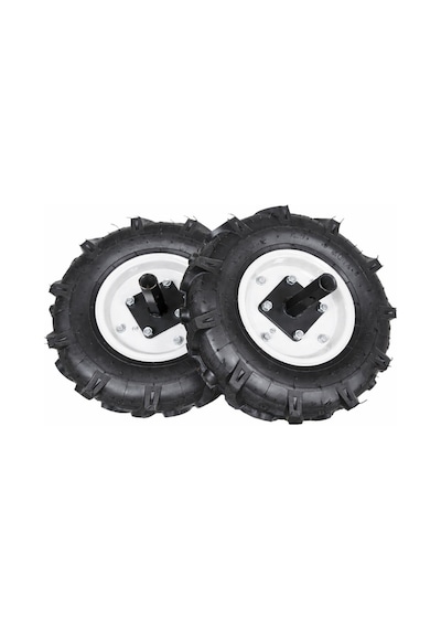 Çapa Makinesi 400 X 80 Teker Takımı 23mm Sabit Aks Havalı 2 Adet