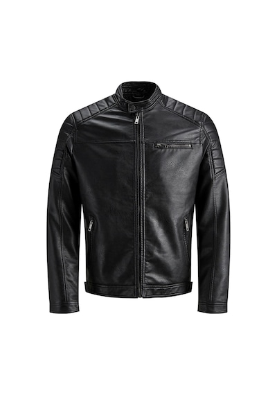 Jack & Jones JJerocky Jacket Noos Erkek Deri Mont Siyah