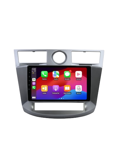 Chrysler Sebring Araç Multimedya Android Ekran Carplay Double Teyp 2+32 9" 07-10 Silver Cadence