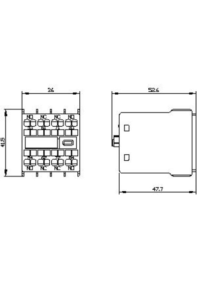 3rh2911-2xa22-0ma0 Yardımcı Anahtar Bloğu, 2no+2nc Sıemens
