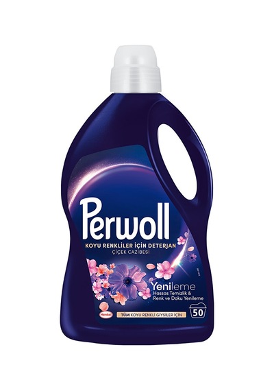 Perwoll Sıvı Çamaşır Deterjanı 2'li Set: X1 Siyah 2.9 L , X1 Çiçe 2950 ML