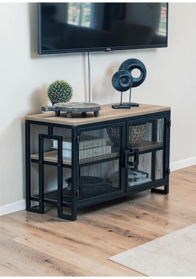 Dekoratif Metal Gövdeli Ahşap Raflı Tv Ünitesi 3 Raflı 2 Kapaklı Tv Sehpası 90 X 30 Cm Televizyon Ünitesi Siyah Dekoratif Metal Gövdeli Ahşap Raflı Tv Ünitesi 3 Raflı 2 Kapaklı Tv Sehpası 90 X 30 Cm Televizyon Ünitesi Siyah