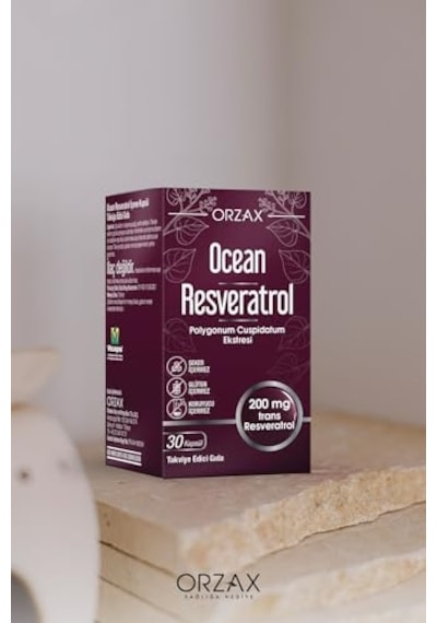 Orzax Ocean Resveratrol 200 Mg 30 Kapsül