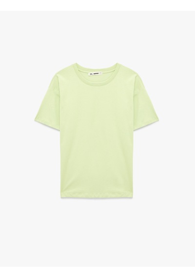 Koton Rahat Kalıp Kısa Kollu Bisiklet Yaka Pamuklu Basic Tişört Green 6sal10722ık Yeşil Koton Rahat Kalıp Kısa Kollu Bisiklet Yaka Pamuklu Basic Tişört Green 6sal10722ık Yeşil
