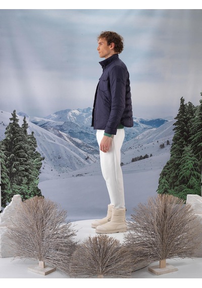 Lacivert Formunu Koruyan Regular Fit Mont 190553