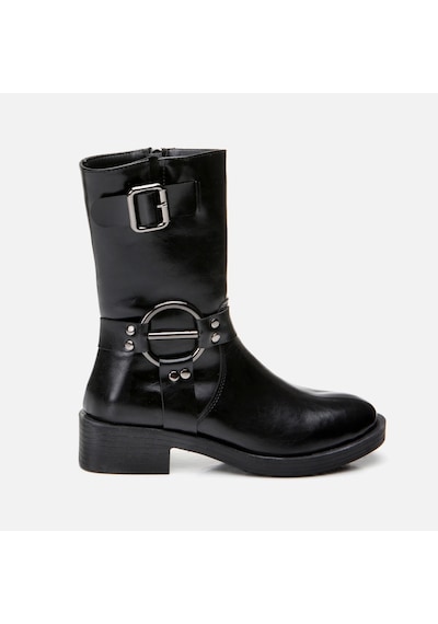 Hotiç Siyah Kadın Topuklu Bot 01boh298910a100 Siyah-black Siyah