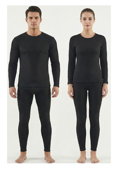 Mrc Tactical Profesyonel Siyah Termal Takım Base Layer Set - Kayak, Outdoor Ve Askeri İçlik Ultra Sıcak Kışlık Siyah