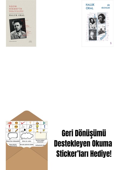 Nazım Hikmet İn Yolculuğu + Şiir Hikâyeleri + Okuma Sticker'ları
