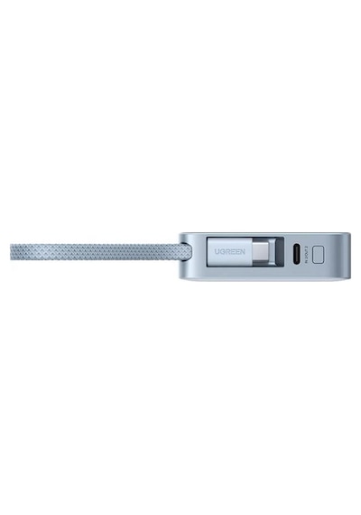 Ugreen Magflow 10.000 Mah 25w Qi2 Magnetik Wireless Usb-c Dahili Kablolu Hızlı Şarj Powerbank, 65958b Mavi