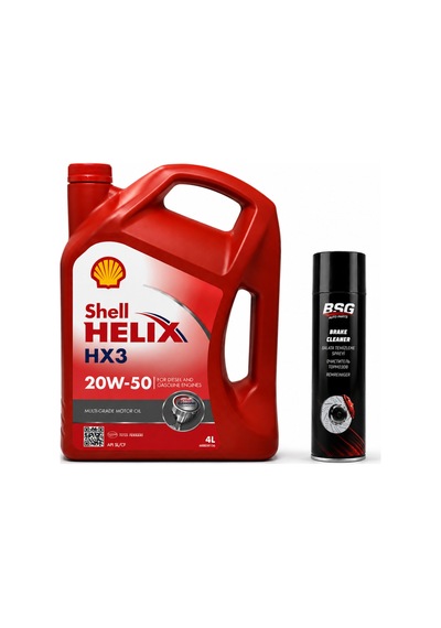 Shell Helix Hx3 20w-50 Motor Yağı 4 Litre + Balata Spreyi 500 ML