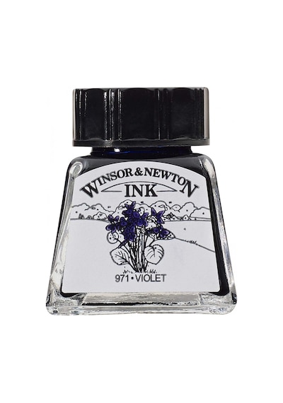 Winsor & Newton Drawing Ink Çizim Mürekkebi 14ml Violet 688 Diğer