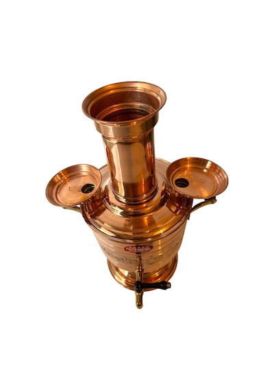 Bakir Desenli Kömürlü Semaver23-302