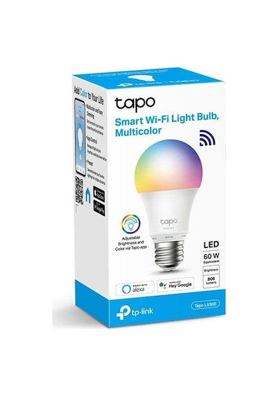 TP-Link Tapo L530E Wi-Fi Ayarlanabilir Işık Seviyeli Akıllı LED Ampul