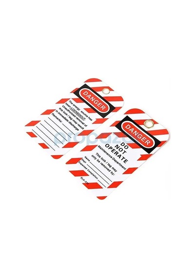 Bbu Eked Loto Sl L01 Tr Standart Kilitleme Etiketi Çift Yön 7.5 Mm X 13.5 Mm Türkçe İngilizce