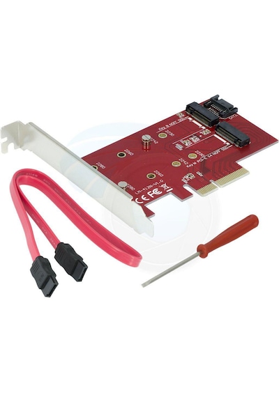 Pcı-express X4 To Ngff M.2 B & B+m Key Sata Ssd Pci E Çevirici
