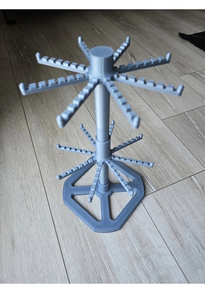 Anahtarlık Standı Renkli 2 Katlı Dönen/organizer Düzenleyici Universal