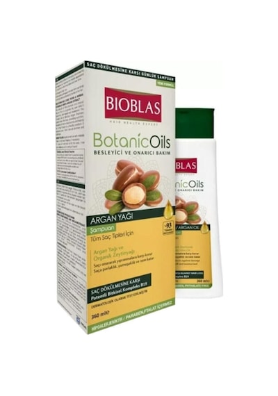 Bioblas Botanic Oils Argan Yağlı Şampuan 360 Ml Tüm Saçlar
