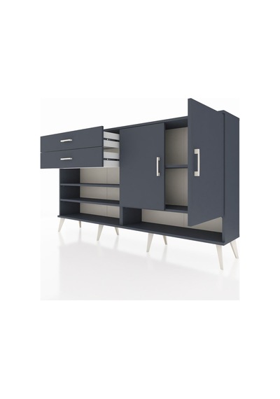 Arges Konsol 4 Raflı 2 Çekmeceli 2 Kapaklı 176x30x99 Antrasit-antrasit Antrasıt/antrasıt - Antrasıt Arges Konsol 4 Raflı 2 Çekmeceli 2 Kapaklı 176x30x99 Antrasit-antrasit Antrasıt/antrasıt - Antrasıt