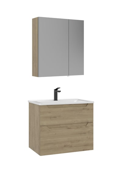 Orka Messina 65 Cm Meşe Banyo Dolabı Alt Modül Lavabo Meşe Orka Messina 65 Cm Meşe Banyo Dolabı Alt Modül Lavabo Meşe