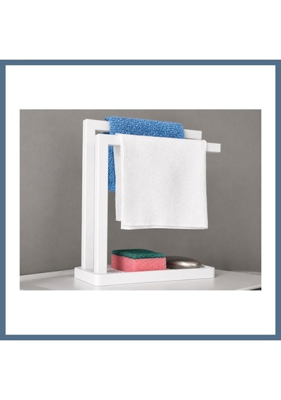 Buradabulabilirsin 3d Baskı Havluluk Ve Sabunluk Organizer - Lavabo Üstü Çok Amaçlı Düzenleyici-beyaz Bbz