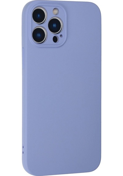 iPhone Uyumlu 13 Pro Kılıf Nano İçi Kadife Silikon - Lila