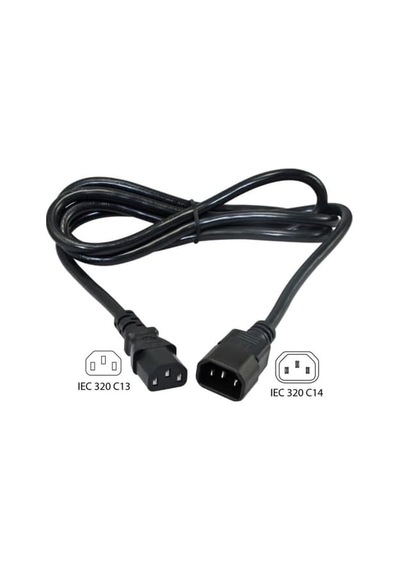 2 Metre Erkek Dişi Power Uzatma Kablosu 2 Metre C13 C14 Power Kablosu Diger