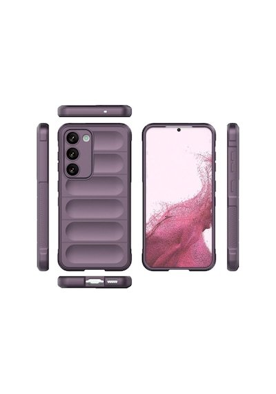 Samsung Galaxy  Uyumlu,  S23 Plus Kılıf Optimum Silikon - Mor