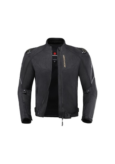 Scoyco Jk194 Motosiklet Montu Yazlık Fileli Dayanıklı Makro Kumaş Motorcu Mont Black