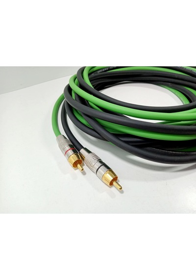 Amfi Rca Kablosu 5 Metre - El Yapımı %100 Bakır Parazit Yapmaz Pro Özel Anfi Rca Ses Kablosu