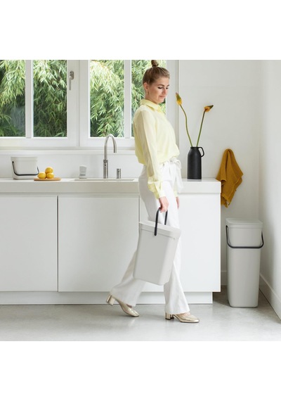 Sort & Go Çöp Kovası - 3l, Yeşim Yeşili