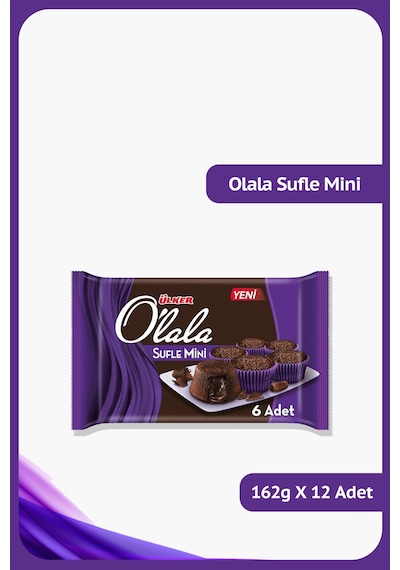 Ülker Olala Sufle Mını 162 Gr x 12 Adet